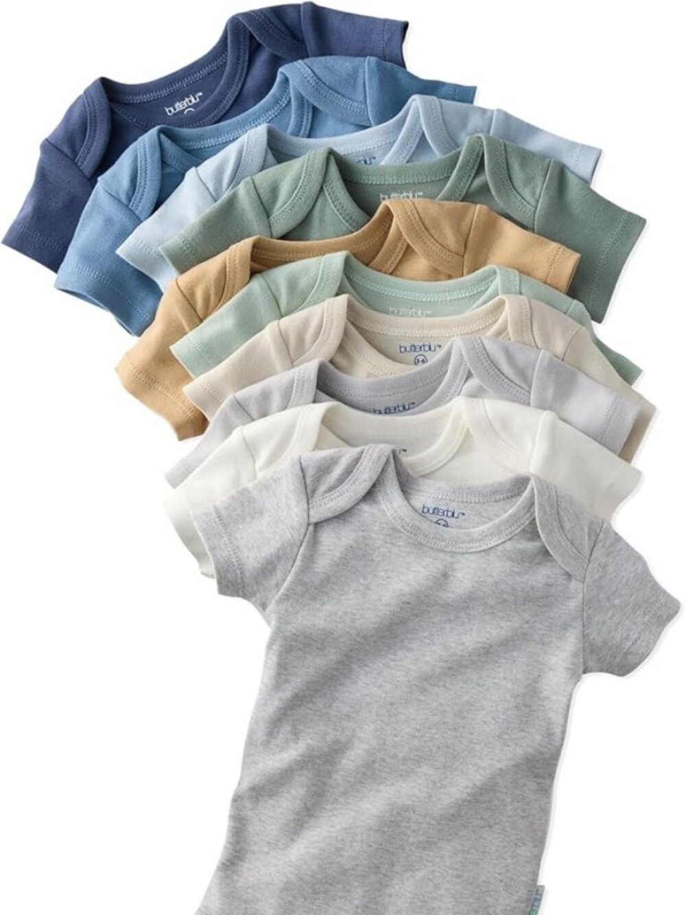 Butterblu Baby Avery 10-pack Short Sleeve Bodysuits​ Newborn